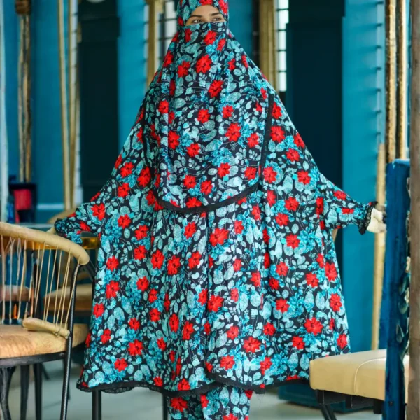 Khimar and Plazu Set